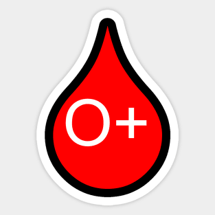 blood type Sticker